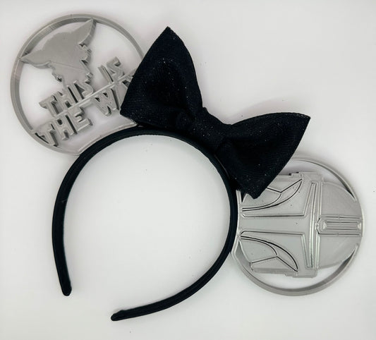 Mando inspired mouse ears - 3d printed