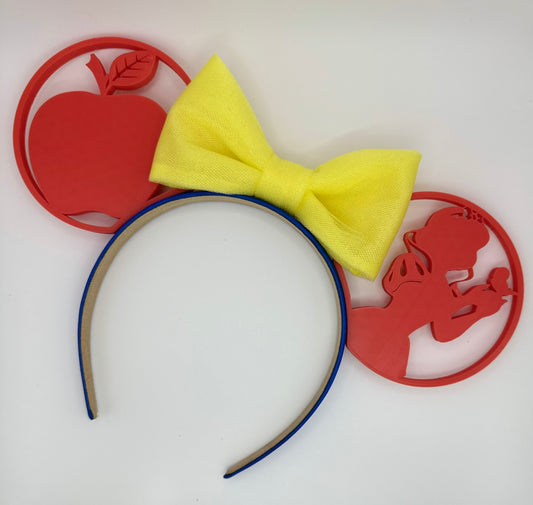 Snow White inspired mouse ears - 3D printed